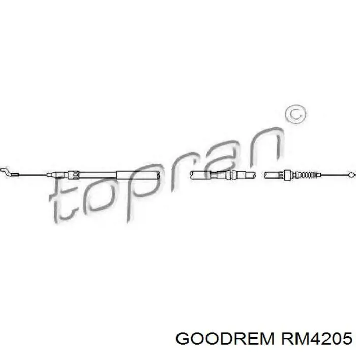 Задний трос ручника RM4205 Goodrem
