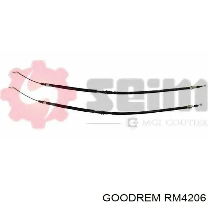 Задний трос ручника Goodrem RM4206 цена, от 7.87 USD