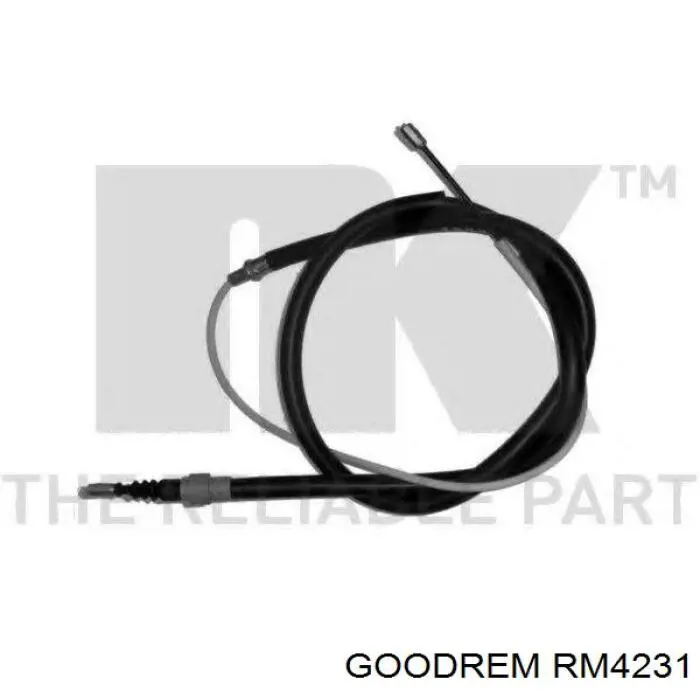 RM4231 Goodrem Трос ручного тормоза задний правый/левый
