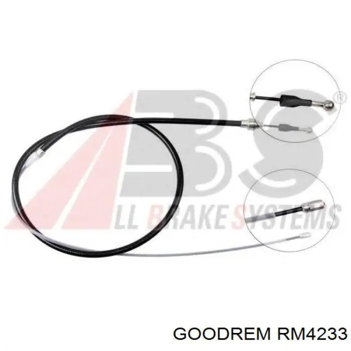RM4233 Goodrem трос ручного тормоза задний правый/левый