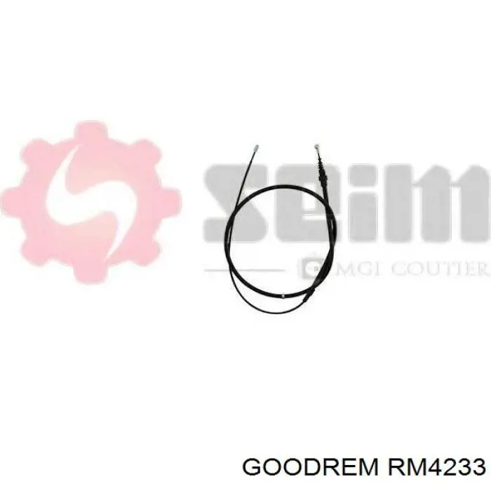 Задний трос ручника Goodrem RM4233 цена, от 6.80 USD