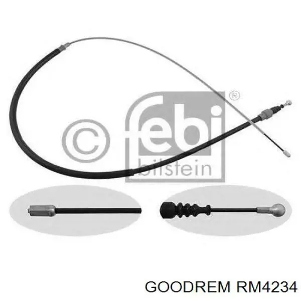 Задний трос ручника RM4234 Goodrem