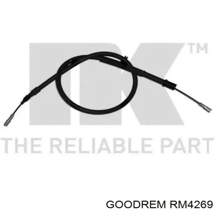 RM4269 Goodrem Трос ручного тормоза задний правый/левый