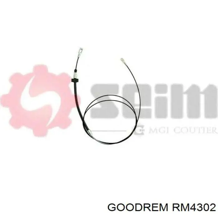 Трос ручного тормоза передний Goodrem RM4302 цена, от 9.05 USD