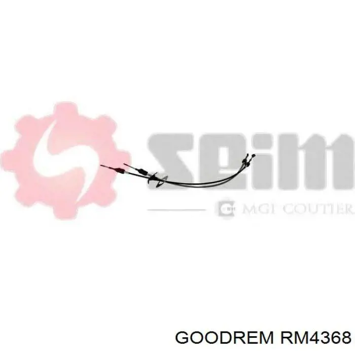 Сдвоенный трос переключения передач Goodrem RM4368