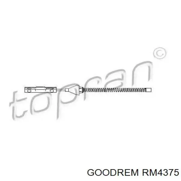 Задний трос ручника RM4375 Goodrem