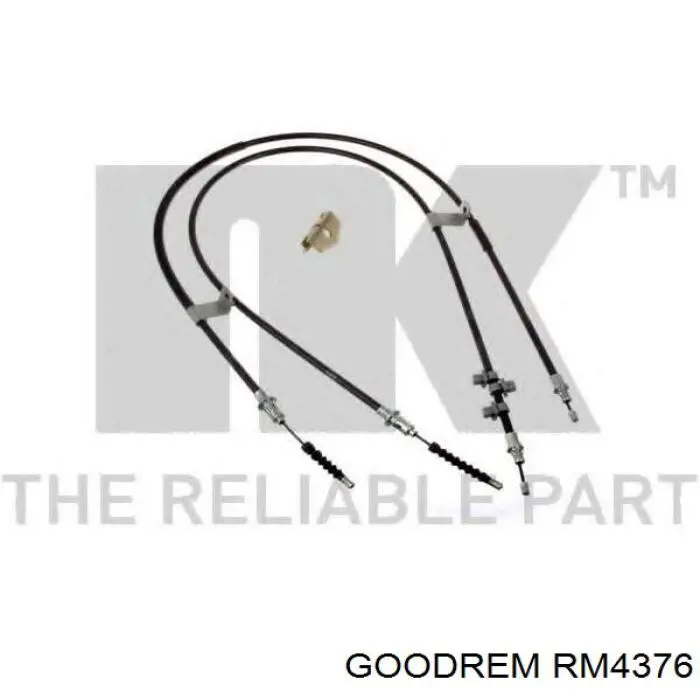 RM4376 Goodrem трос ручного тормоза промежуточный