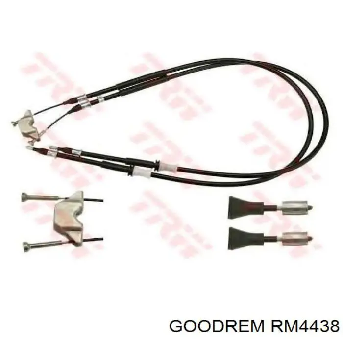 RM4438 Goodrem трос ручного тормоза задний правый/левый