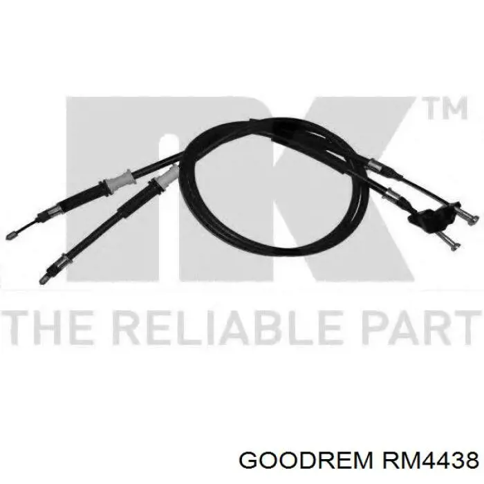 Cable de freno de mano trasero derecho/izquierdo RM4438 Goodrem