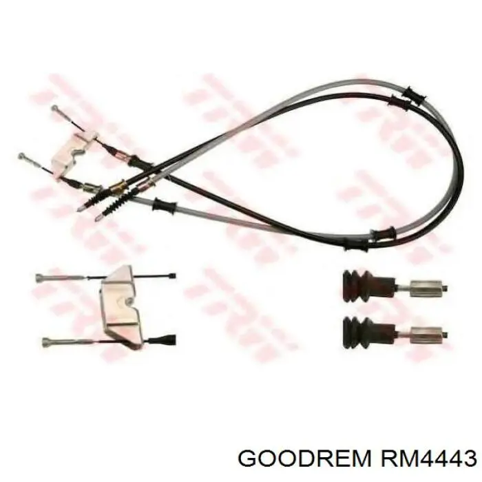 Cable de freno de mano trasero derecho/izquierdo RM4443 Goodrem