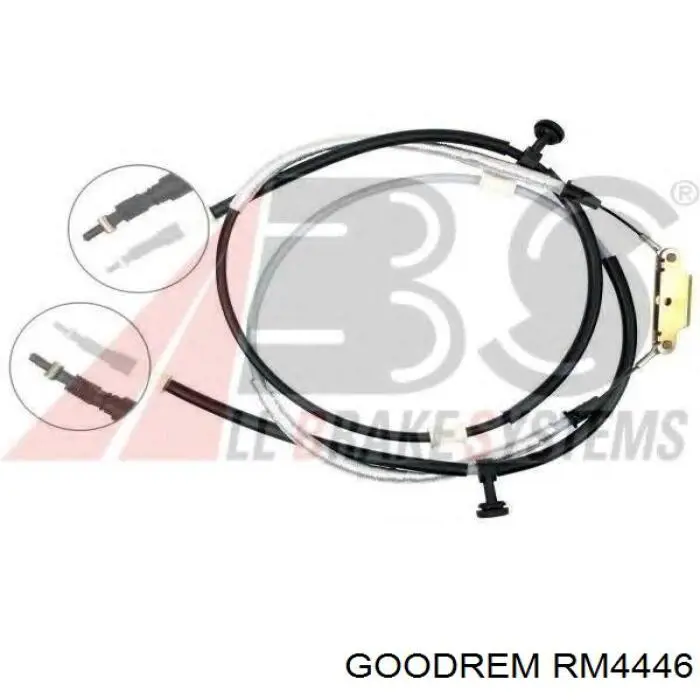 RM4446 Goodrem трос ручного тормоза задний правый/левый