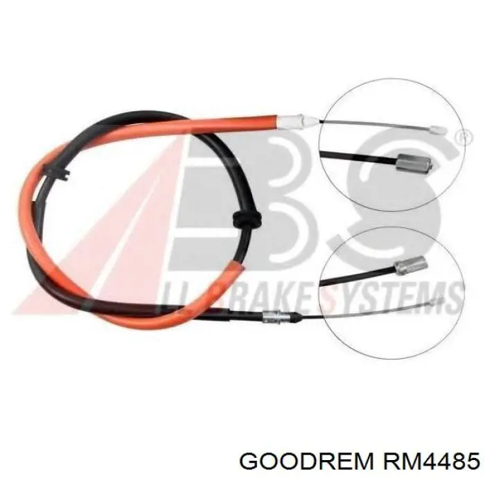 RM4485 Goodrem cabo traseiro direito/esquerdo do freio de estacionamento