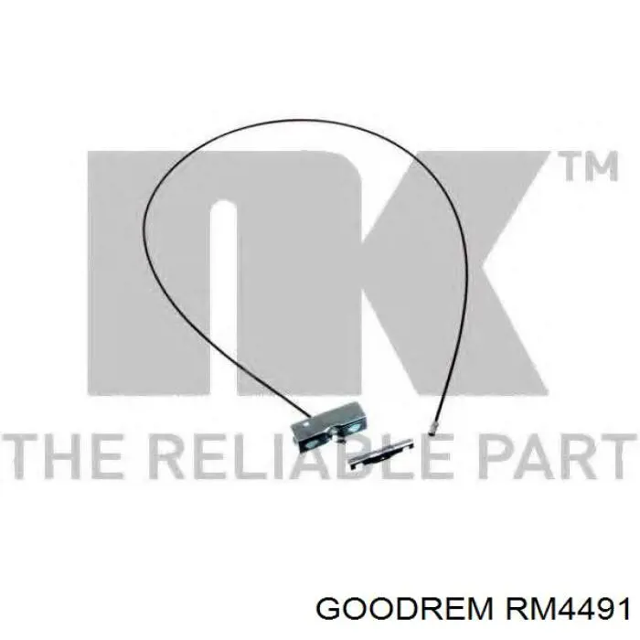 Трос ручного тормоза, промежуточный Goodrem RM4491 цена, от 4.88 USD