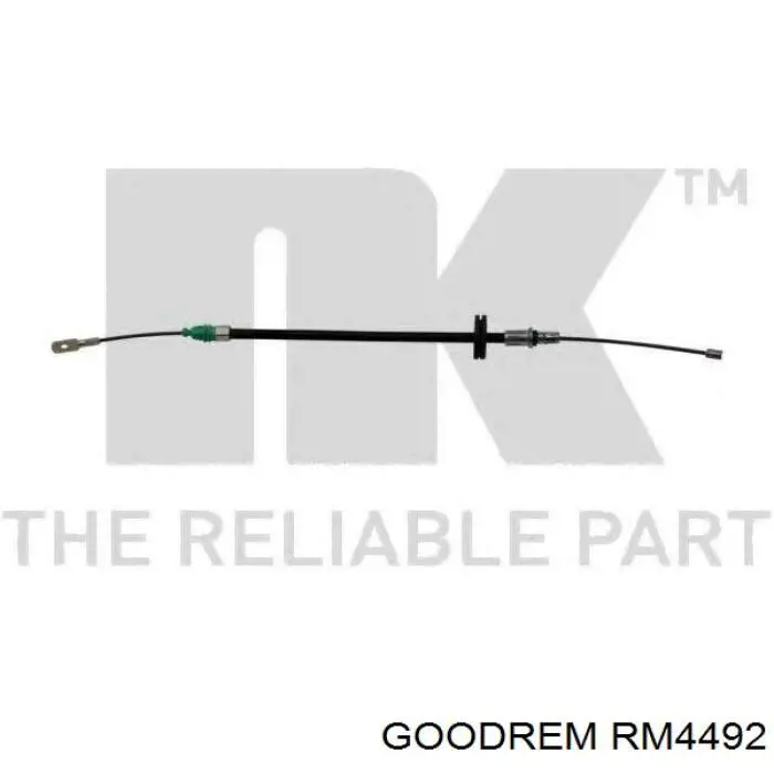 Трос ручного тормоза, промежуточный Goodrem RM4492 цена, от 5.38 USD