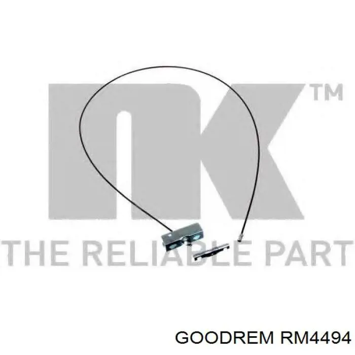 Трос ручного тормоза задний Goodrem RM4494 цена, от 8.95 USD