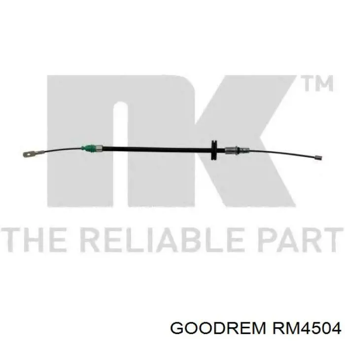 RM4504 Goodrem Трос стояночного тормоза промежуточный