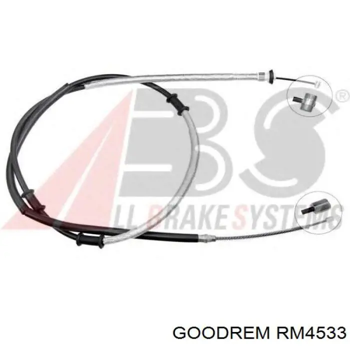 Трос ручного тормоза задний правый Goodrem RM4533
