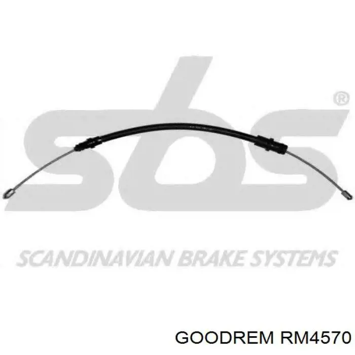 RM4570 Goodrem трос ручного тормоза передний
