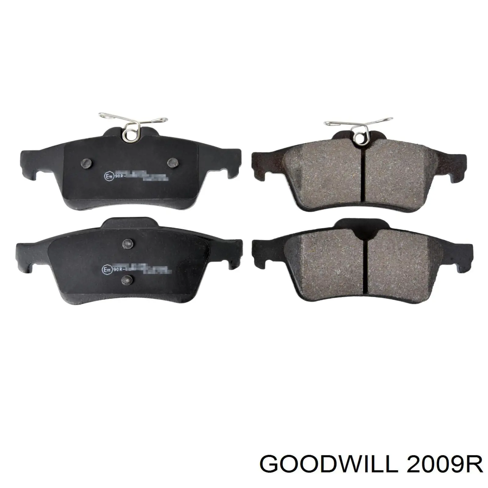 2009R Goodwill колодки тормозные задние дисковые