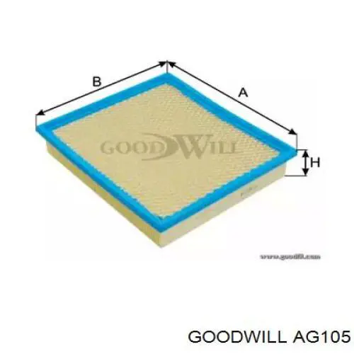 Воздушный фильтр AG105 Goodwill