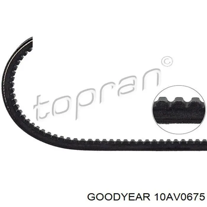 Купить 10AV0675 Goodyear Ремень генератора