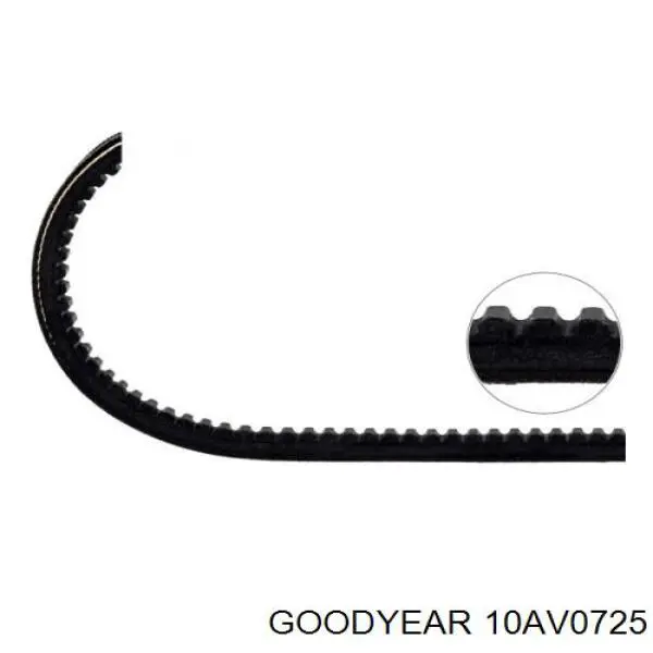 10AV0725 Goodyear Поликлиновый ремень