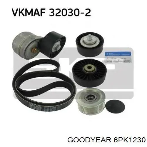 6PK1230 Goodyear Поликлиновый ремень