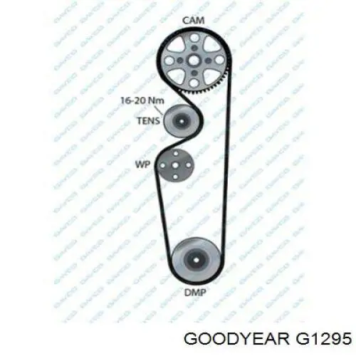 G1295 Goodyear ремень грм