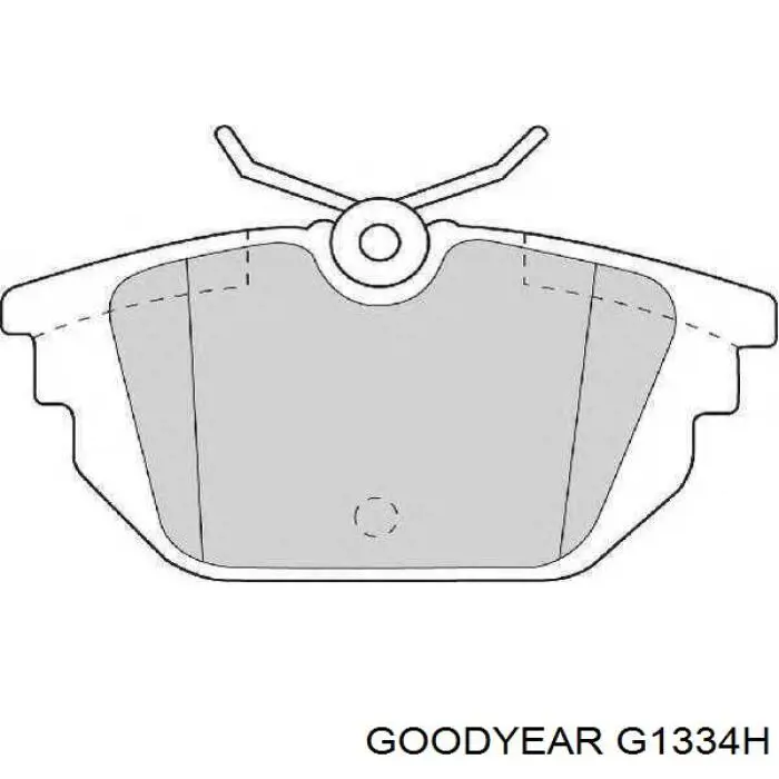 G1334H Goodyear ремень грм