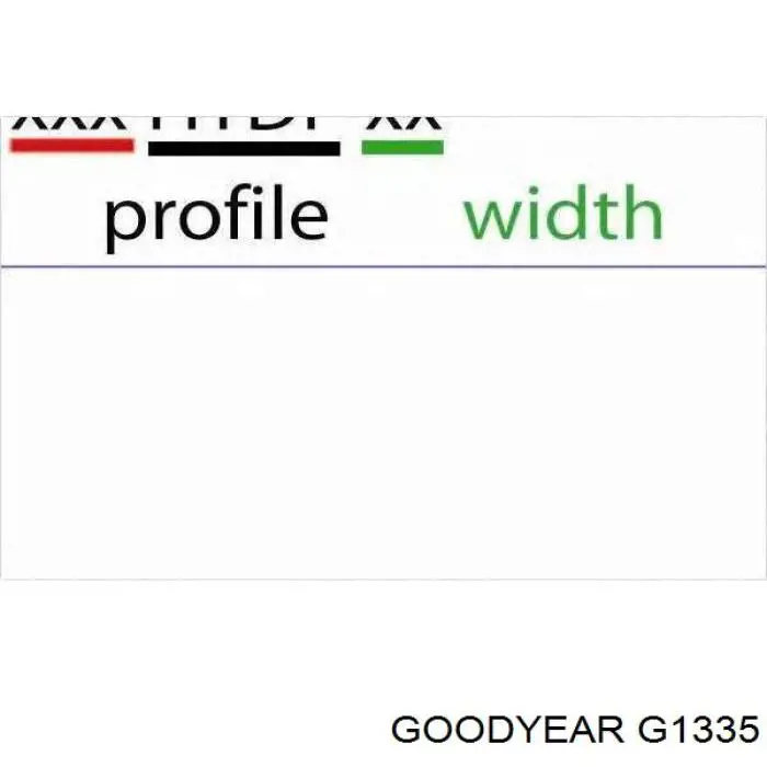 Ремень ГРМ Goodyear G1335