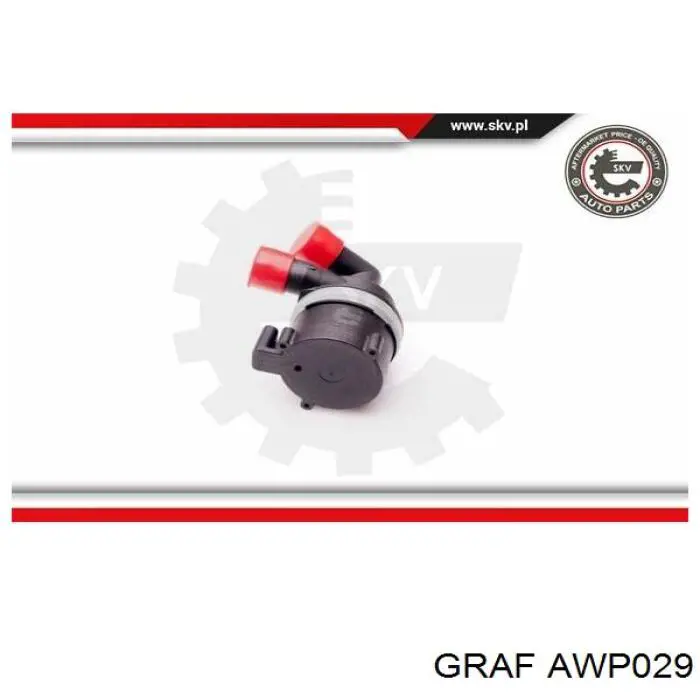 Водяной насос охлаждения электро дополнительный Graf AWP029 цена, от 62.36 USD