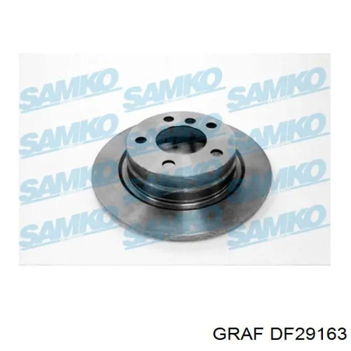 Тормоз дисковый передний Graf DF29163 цена, от 27.84 USD