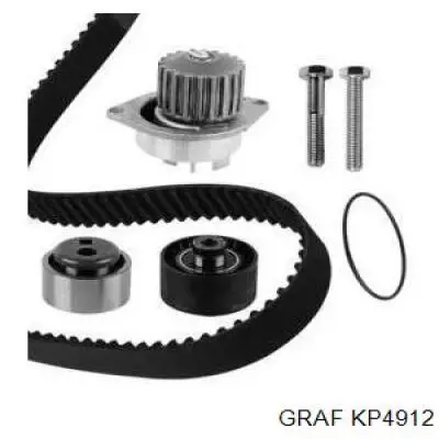 Комплект ремня ГРМ KP4912 Graf