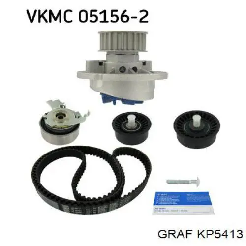 ГРМ ремни, комплект Graf KP5413 цена, от 103.97 USD