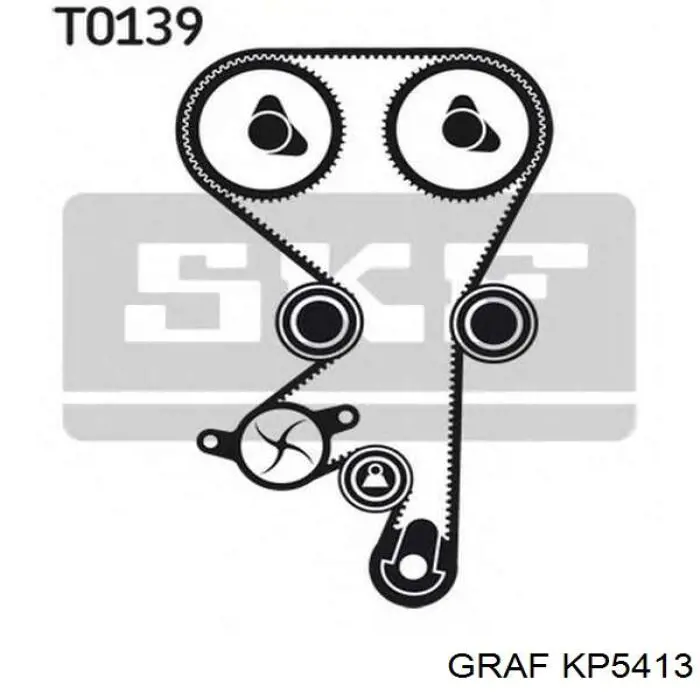 Купить KP5413 Graf Комплект ГРМ