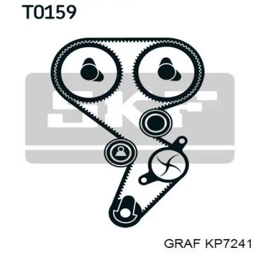 Купить KP7241 Graf Комплект ГРМ