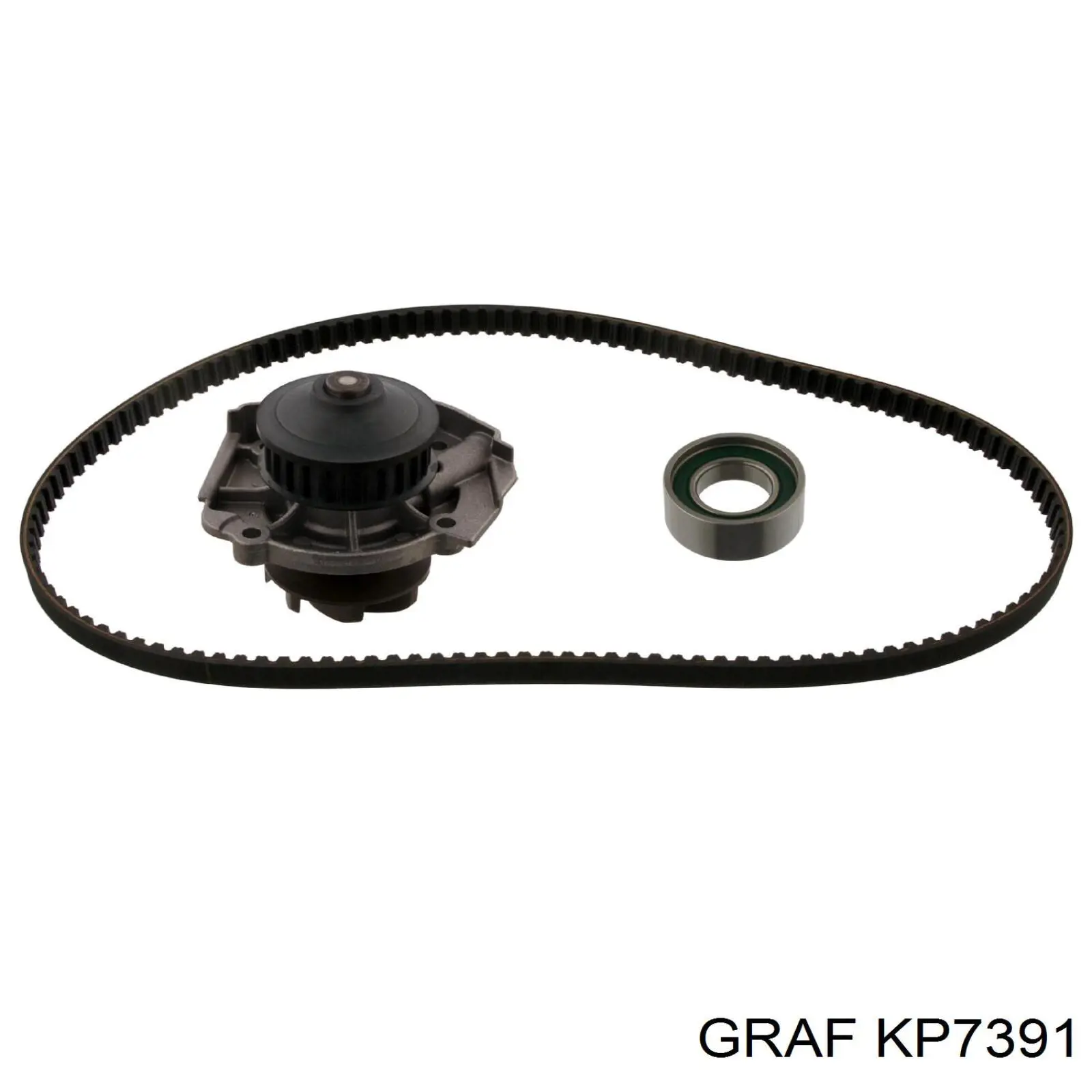 ГРМ ремни, комплект Graf KP7391 цена, от 44.43 USD