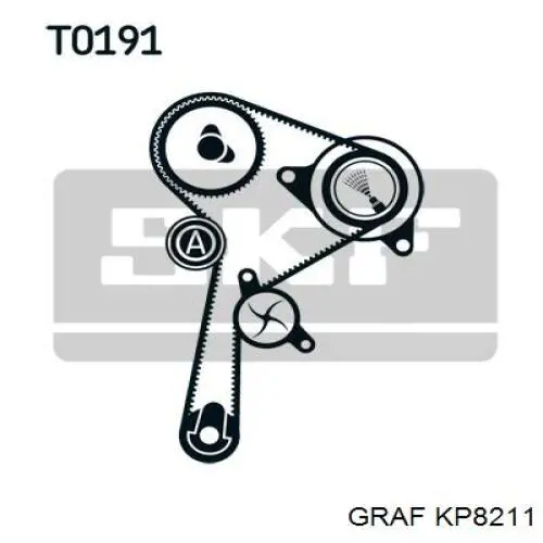Купить KP8211 Graf Комплект ГРМ