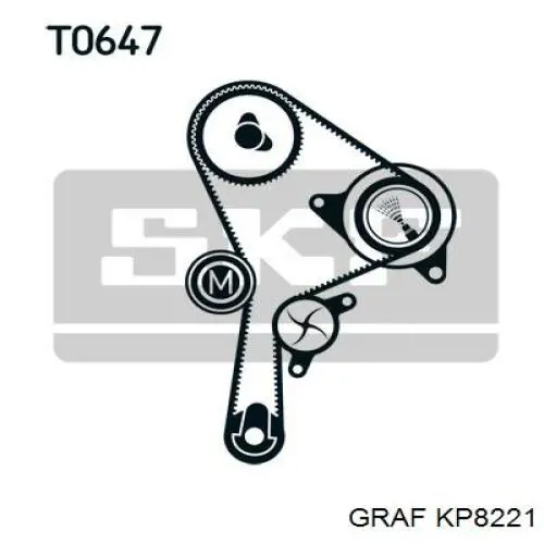 Купить KP8221 Graf Комплект ГРМ