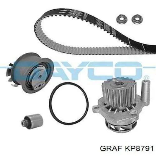 ГРМ ремни, комплект Graf KP8791 цена, от 125.04 USD