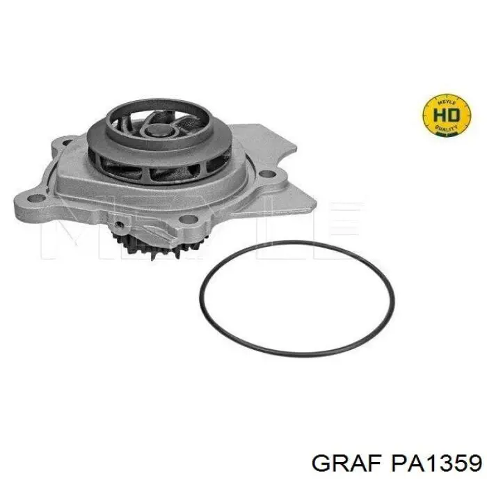Помпа водяна (насос) охолодження, в зборі з корпусом PA1359 Graf