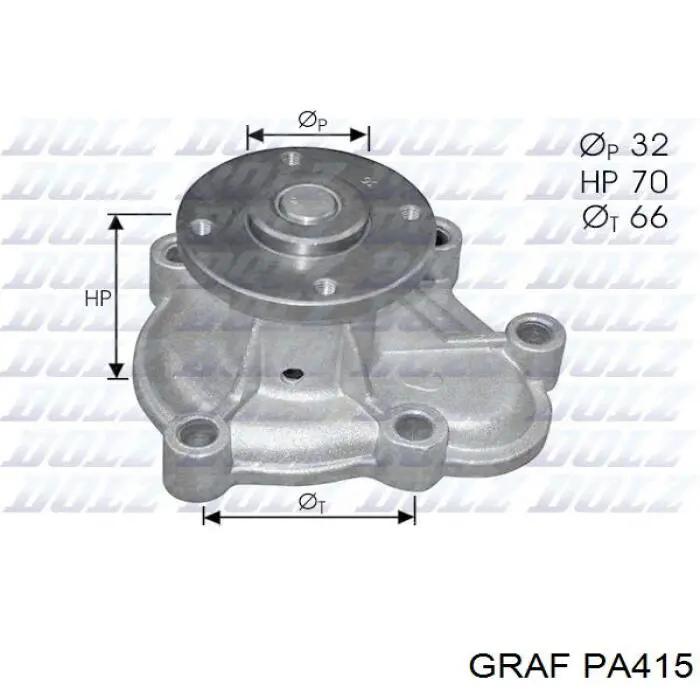 Помпа охлаждения Graf PA415 цена, от 20.94 USD