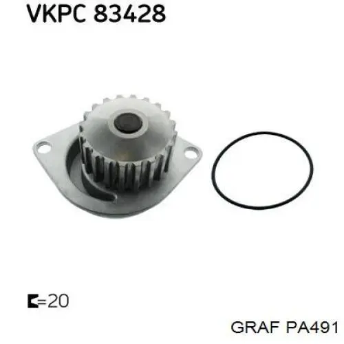 Помпа охлаждения Graf PA491 цена, от 20.00 USD