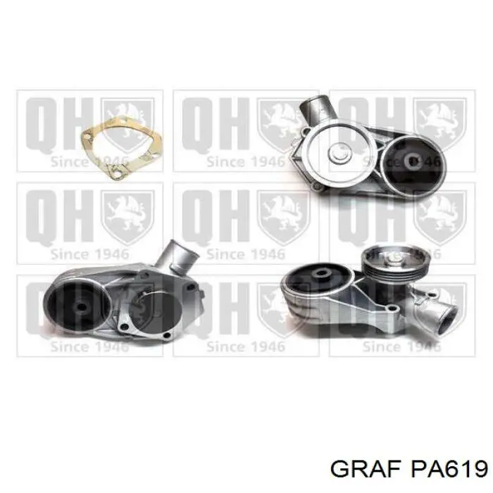 Помпа охлаждения Graf PA619 цена, от 33.50 USD