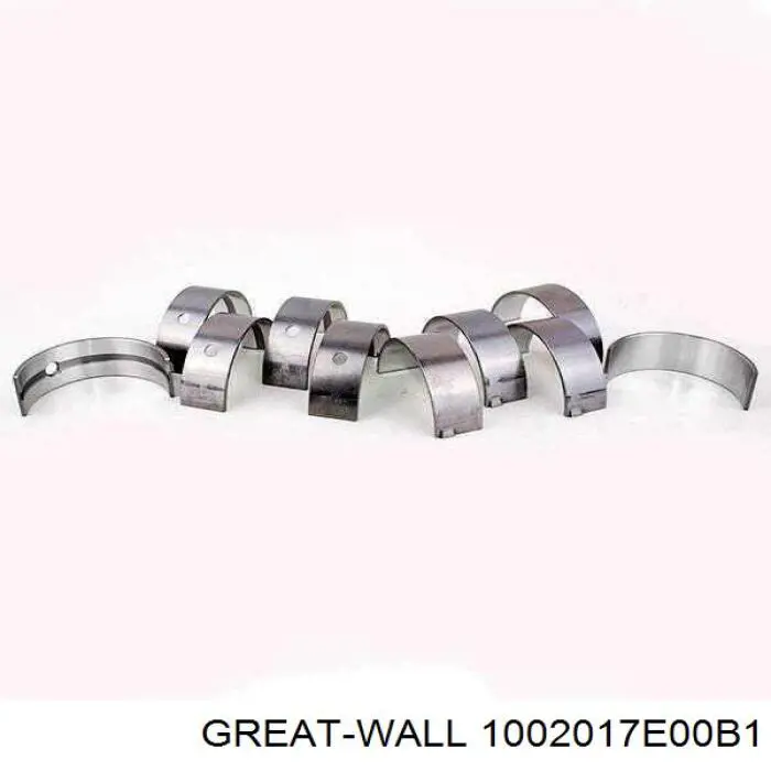 Вкладыши коленвала коренные, комплект, стандарт (STD) Great Wall 1002017E00B1