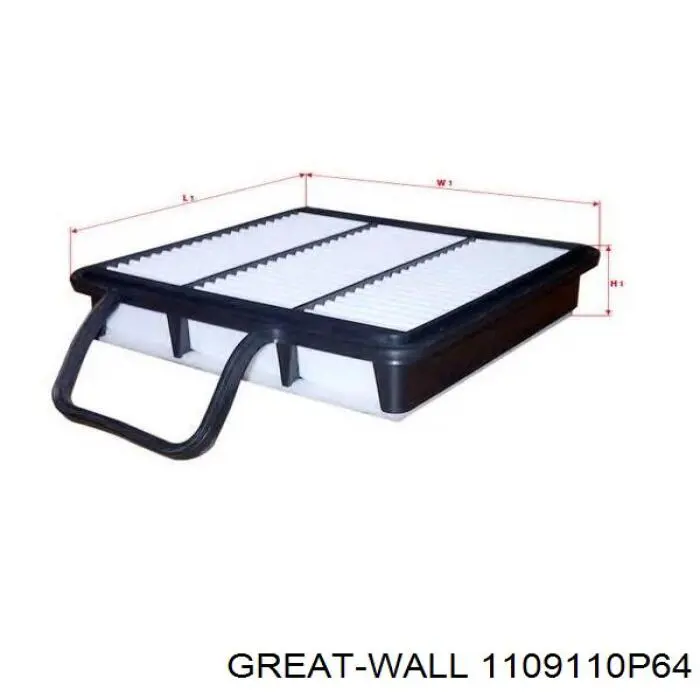 Фильтр воздушный отопителя Great Wall 1109110P64 цена, от 5.36 USD