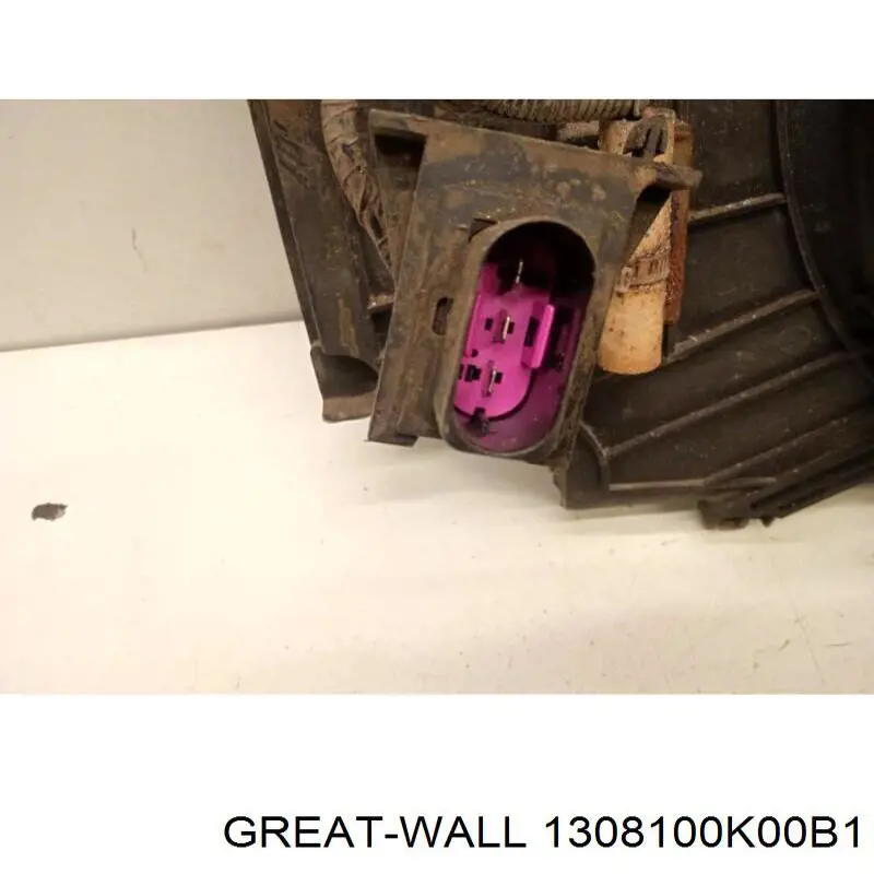Электровентилятор охлаждения в сборе (мотор+крыльчатка) на Great Wall Hover CC646