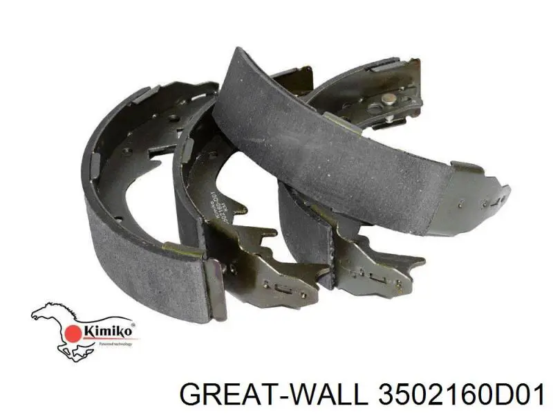 Тормоза рабочие задние ножные и тормозные барабаны Great Wall 3502160D01 цена, от 14.81 USD