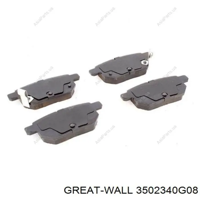 Sapatas do freio traseiras de disco para Great Wall Hover M4 