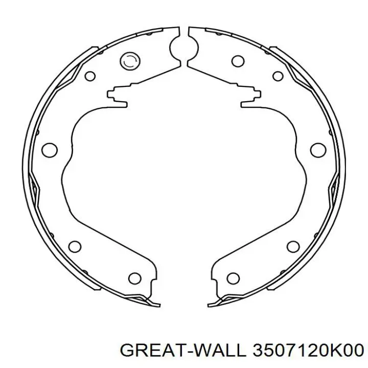 Колодки стояночного тормоза Грей Вол Ховер CC646 (Great Wall Hover)